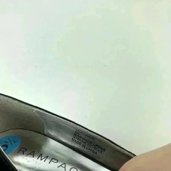 Rampage Heels Size 6 Veronica Black Stilettos - Picture 8 of 8